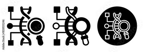 Sequencing Icon Collection Glyph & Mixed Style