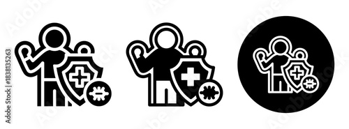 Immunology Icon Collection Glyph & Mixed Style