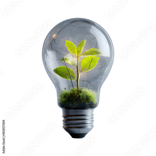 Idea growth within a lightbulb