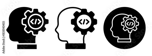 Logic Programming  Icon Collection Glyph & Mixed Style