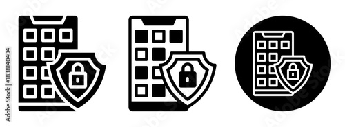 Application Security Icon Collection Glyph & Mixed Style