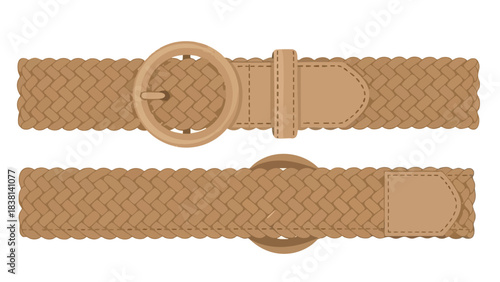 Stylish Woven Belt Set: A Fashionable Accessory for Accessorizing Outfits in a Unique Style