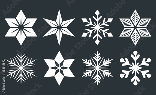 Elegant Snowflake Designs for Holiday Crafting and Winter Decorations