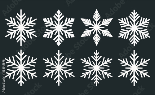 Elegant Snowflake Cutout Patterns Perfect for DIY Christmas Crafts