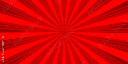 RED COMIC ZOOM BACKGROUND VECTOR FREE