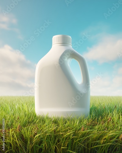 Agricultural Pesticide Jug Mockup – Field Chemical Container Branding