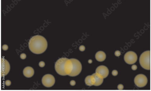 Golden bokeh glow on backgrounds. Soft golden bokeh lights and sparkles displayed on both dark and backgrounds, ideal for festive designs, celebration graphics, and elegant overlays.

