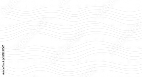 Abstract background with subtle light gray undulating lines flowing across a clean, textured white surface, evoking a sense of calm.