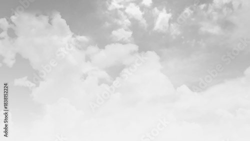 White sky clouds background. Copy space. Selective focus.