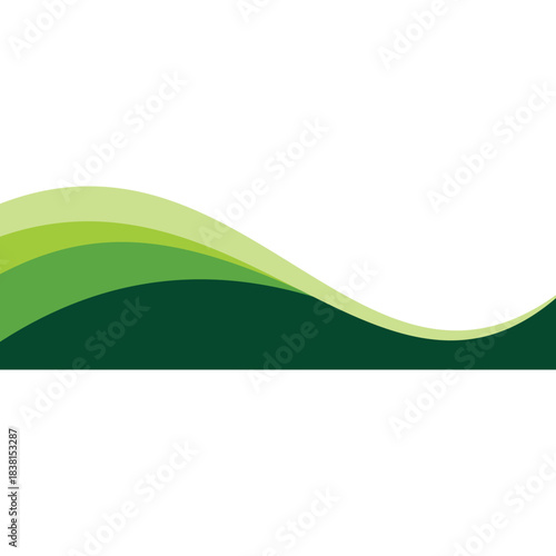 Green wave border