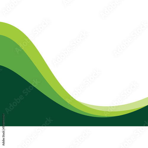 Green wave border
