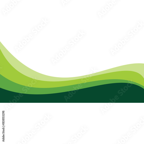 Green wave border