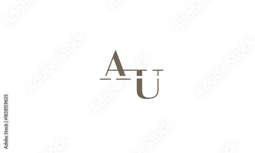 AU,UA,A,U,U,A abstract, letters, logo, monogram, style, symbols, ambitions, icons, 
