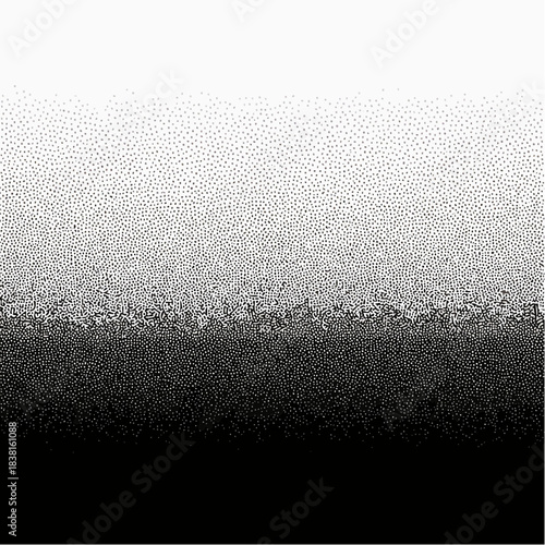 Textured grayscale gradient with stippling effect, abstract background for design and artistic applications
