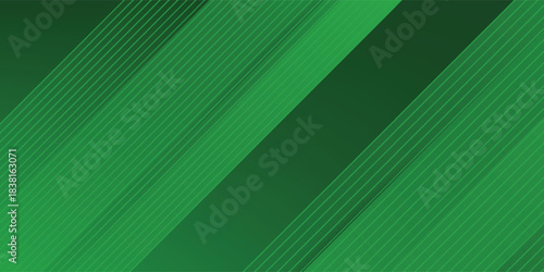 Abstract green sporty background template vector with shiny lines and lights. Green background with strong pattern design.Eps10 vector