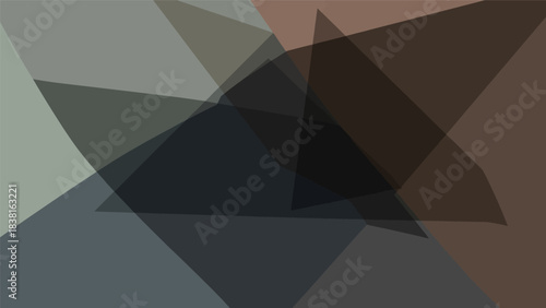 Geometric interplay of muted tones creates a captivating visual narrative design illustration