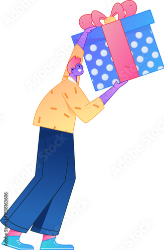 A relief illustration of a figure holding a caring hand, embodying the act of sharing affection.
