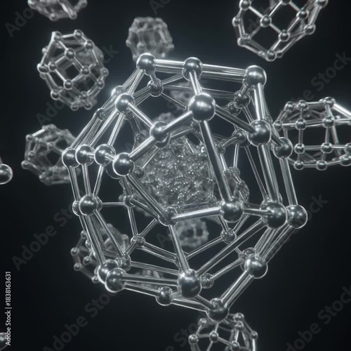 Seamless Loop: Cloud of Glowing Silver Nanobots Rapidly Self-Assembling into Complex Structures