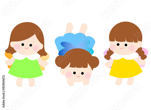 かわいい女の子の妖精　立ち絵