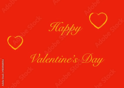 Happy Valentines day greeting card
