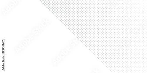 Abstract dot halftone gradient texture. Vanishing polka dot background. Repeating dots gradation pattern simple abstract modern