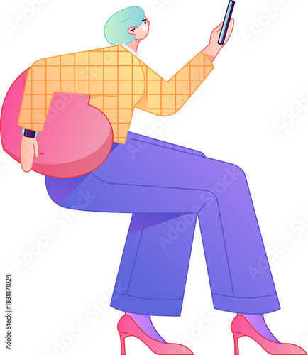 A relief illustration of a figure holding a caring hand, embodying the act of sharing affection.
