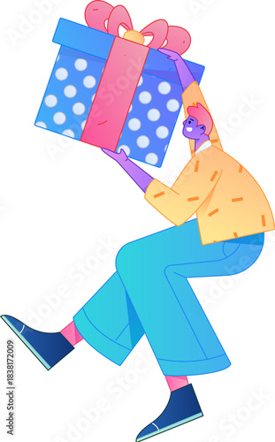 A relief illustration of a figure holding a caring hand, embodying the act of sharing affection.
