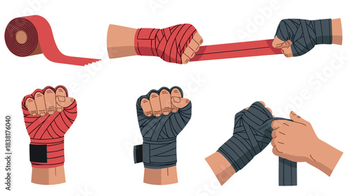 Boxing hand wrap techniques and applications for safety and performance enhancement