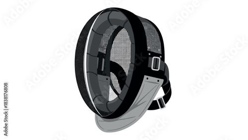 Protective mesh face shield design for industrial safety and personal protection