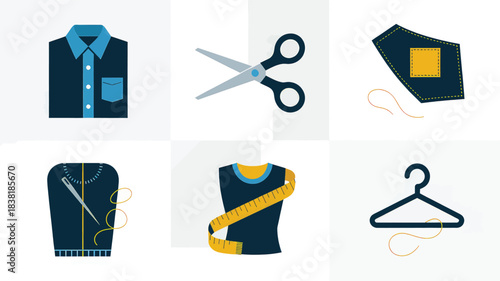 Fashion Accessories Icon Set