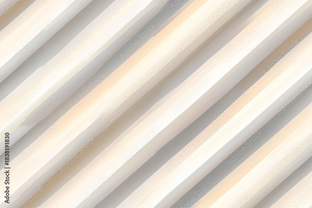 Fototapeta premium Minimalist diagonal striped seamless pattern in neutral tones for background design
