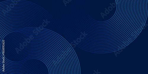 blue background with curved and overlapping blue gradient lines