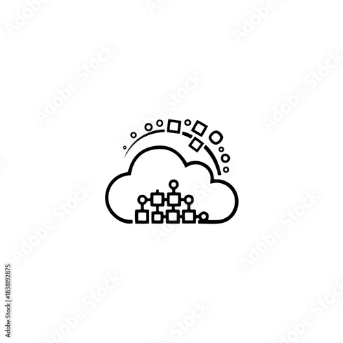 Digital Cloud Architecture with Interconnected Data Processing Elements