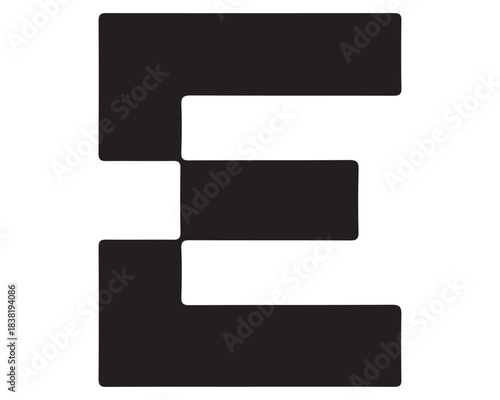 E letter logo 7.eps