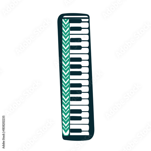 Geometric Pattern with Lines and Shapes Vector