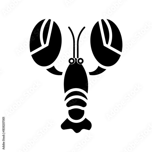  lobster icon sea animal graphic icon vector