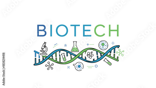 Biotech Thin Line Banner-Header