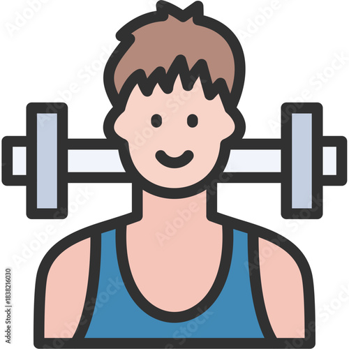 Weightlifter Icon