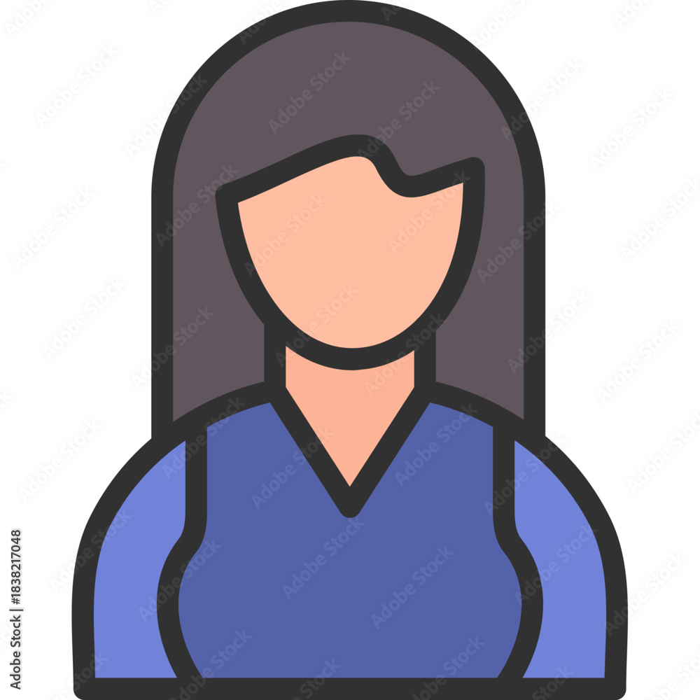 Fototapeta premium Woman Icon