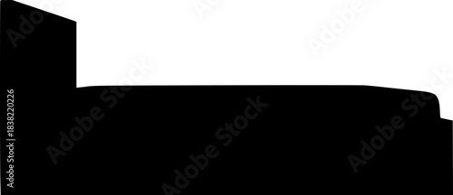 Bed Furniture Vector Icon Illustration