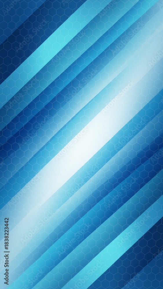 Obraz premium Abstract Blue Geometric Background. High-quality image with clean composition and soft lighting. Ideal for web design, presentations, branding, social media and print.