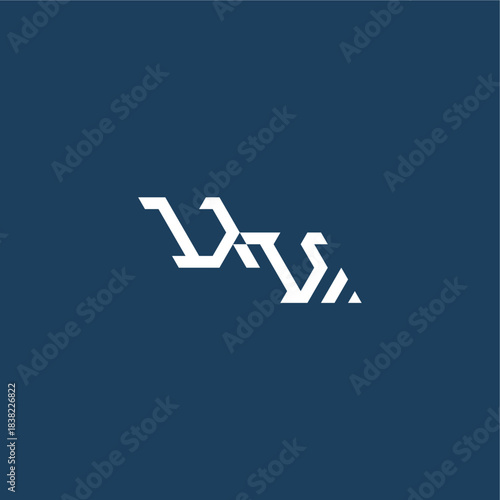 initial esport concept design UV monogram modern logo letter minimalist techno style