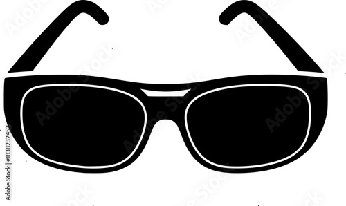 Sunglasses Vector Silhouette Icon