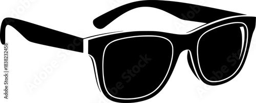 Sunglasses Vector Silhouette Icon