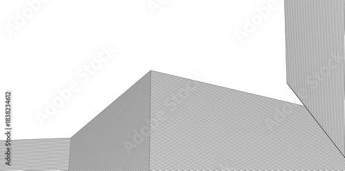 ​​abstract architecture 3d illustration background	
