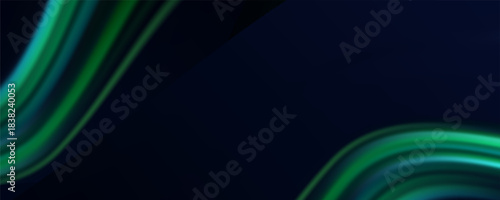 Neon stripes in the form of drill, turns and swirl. Speed of light concept background. Abstract background rotational border lines.