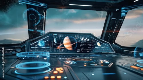 Exploring Advanced Space Data Visualization in a Futuristic Control Room