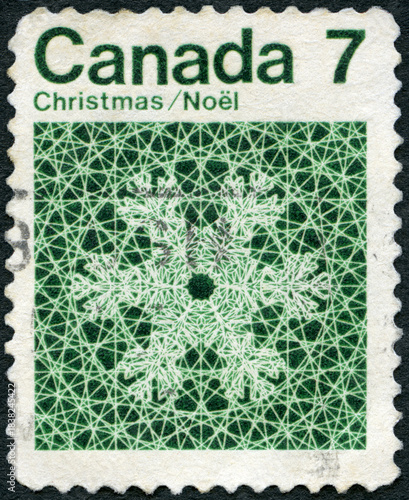 CANADA - 1971: shows Snowflake, devoted Christmas, 1971