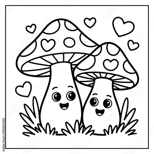 Happy Valentine's Day Bold & Easy Coloring Book