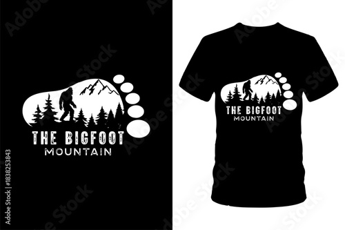 bigfoot mountain tshirt